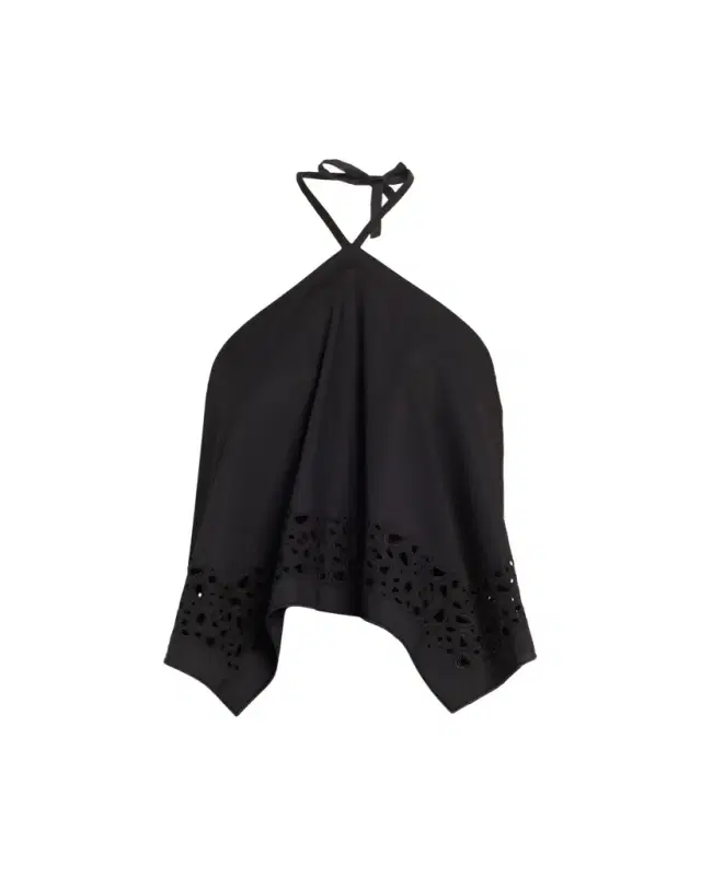 Aleia Cotton Eyelet Halter Top Aleia Cotton Eyelet Halter Top