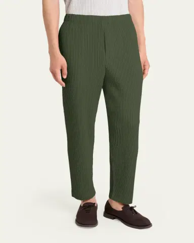 Homme Plissé Issey Miyake Men's Pleats 2 Tapered Pull-On Pants | Thumbnail 4 Homme Plissé Issey Miyake Men's Pleats 2 Tapered Pull-On Pants | Thumbnail 4
