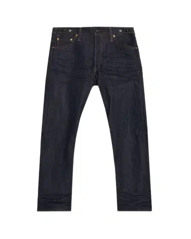 Master Craft Union Men's Waistband-Tab Indigo Denim Straight-Leg Jeans | Thumbnail 1 Master Craft Union Men's Waistband-Tab Indigo Denim Straight-Leg Jeans | Thumbnail 1