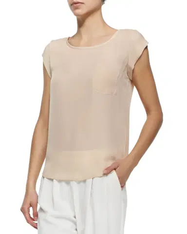 Attersee Ribbed Silk T-Shirt | Thumbnail 6 Attersee Ribbed Silk T-Shirt | Thumbnail 6