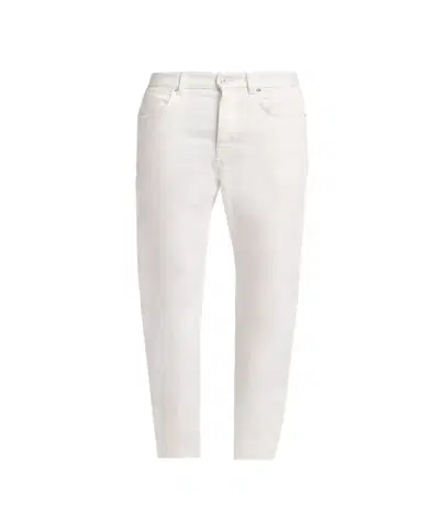 Givenchy Men's White Denim Straight-Leg Five-Pocket Pants | Thumbnail 1 Givenchy Men's White Denim Straight-Leg Five-Pocket Pants | Thumbnail 1
