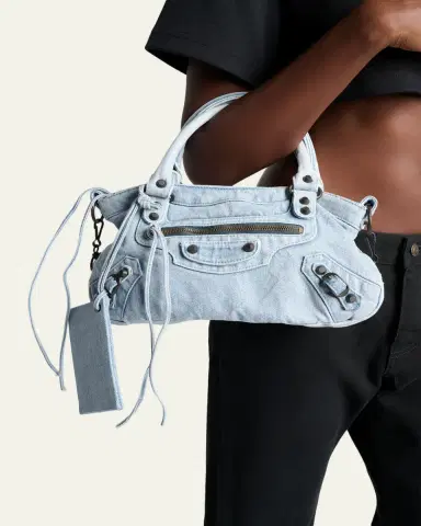 Balenciaga Le City Denim Top-Handle Bag | Thumbnail 2 Balenciaga Le City Denim Top-Handle Bag | Thumbnail 2