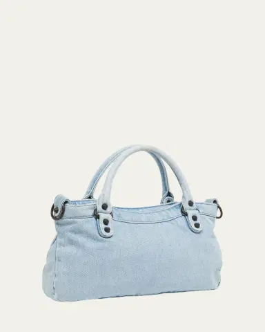 Balenciaga Le City Denim Top-Handle Bag | Thumbnail 3 Balenciaga Le City Denim Top-Handle Bag | Thumbnail 3