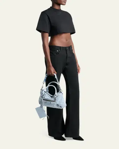 Balenciaga Le City Denim Top-Handle Bag | Thumbnail 5 Balenciaga Le City Denim Top-Handle Bag | Thumbnail 5