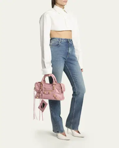 Balenciaga Le City Small Leather Top-Handle Bag | Thumbnail 5 Balenciaga Le City Small Leather Top-Handle Bag | Thumbnail 5