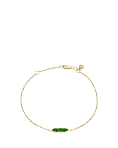 Sydney Evan 14K Pea Pod Fixed Bracelet | Thumbnail 1 Sydney Evan 14K Pea Pod Fixed Bracelet | Thumbnail 1