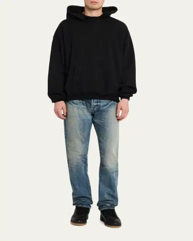 Master Craft Union Men's Vintage-Effect Denim Straight-Leg Jeans | Thumbnail 2 Master Craft Union Men's Vintage-Effect Denim Straight-Leg Jeans | Thumbnail 2