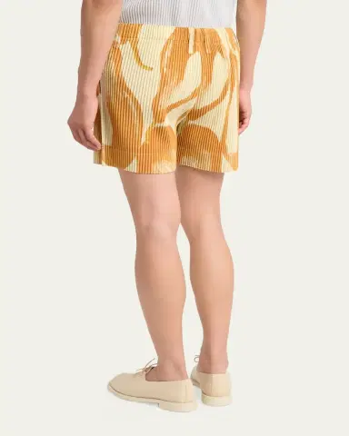 Homme Plissé Issey Miyake Men's Pleated Pull-On Shorts | Thumbnail 8 Homme Plissé Issey Miyake Men's Pleated Pull-On Shorts | Thumbnail 8