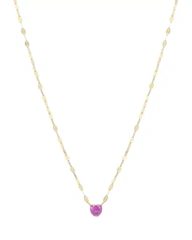 Lana Solo Pink Sapphire Heart Pendant Necklace | Thumbnail 1 Lana Solo Pink Sapphire Heart Pendant Necklace | Thumbnail 1