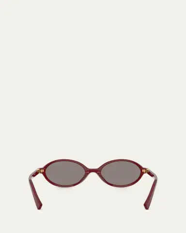 Miu Miu 50MM Oval Sunglasses | Thumbnail 4 Miu Miu 50MM Oval Sunglasses | Thumbnail 4