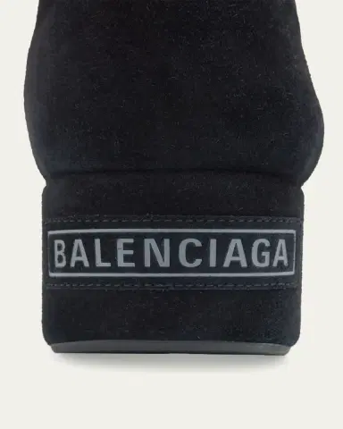 Balenciaga Alaska Platform Suede Ankle Booties | Thumbnail 3 Balenciaga Alaska Platform Suede Ankle Booties | Thumbnail 3