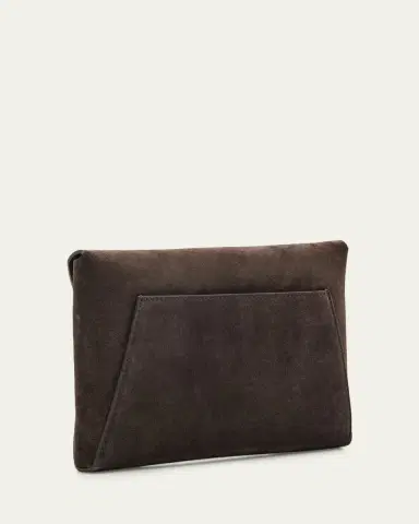 Brunello Cucinelli Suede Envelope Flap Clutch Bag | Thumbnail 3 Brunello Cucinelli Suede Envelope Flap Clutch Bag | Thumbnail 3