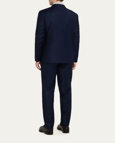 Zegna Men's Wool Tonal Check Two-Piece Suit | Thumbnail 3 Zegna Men's Wool Tonal Check Two-Piece Suit | Thumbnail 3