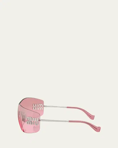 Miu Miu 144MM Shield Sunglasses | Thumbnail 3 Miu Miu 144MM Shield Sunglasses | Thumbnail 3