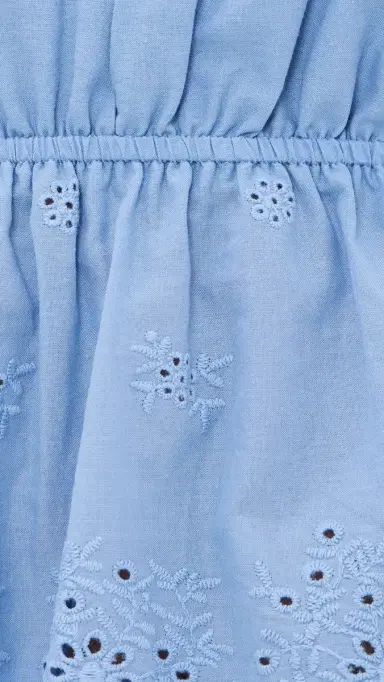 Wayf Goldie Top Chambray | Thumbnail 6 Wayf Goldie Top Chambray | Thumbnail 6