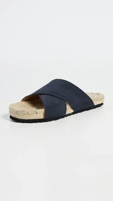 MANEBI Crossed Band Espadrille Sandals Patriot Blue | Thumbnail 2 MANEBI Crossed Band Espadrille Sandals Patriot Blue | Thumbnail 2