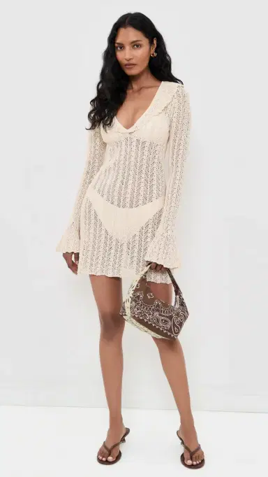 Devon Windsor Davina Coverup Dress Clay | Thumbnail 5 Devon Windsor Davina Coverup Dress Clay | Thumbnail 5