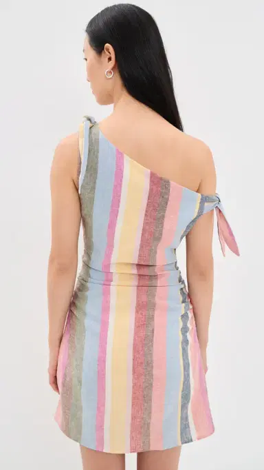 WAYF Bahia Mini Dress ummer tripe | Thumbnail 3 WAYF Bahia Mini Dress ummer tripe | Thumbnail 3