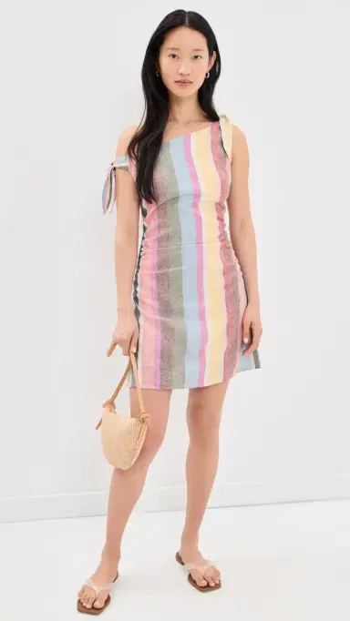 WAYF Bahia Mini Dress ummer tripe | Thumbnail 5 WAYF Bahia Mini Dress ummer tripe | Thumbnail 5