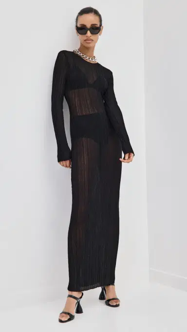 Lioness Prophecy Maxi Dress Onyx | Thumbnail 2 Lioness Prophecy Maxi Dress Onyx | Thumbnail 2