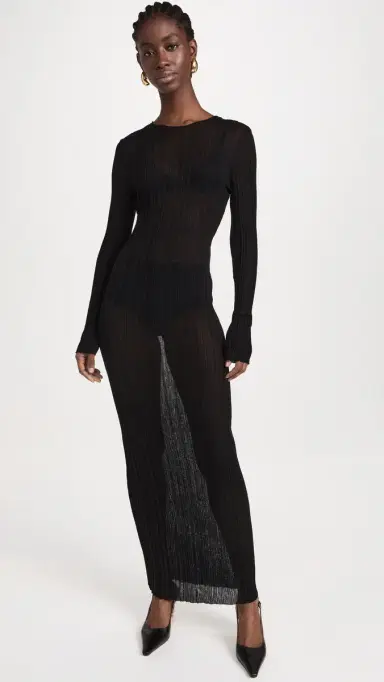 Lioness Prophecy Maxi Dress Onyx | Thumbnail 4 Lioness Prophecy Maxi Dress Onyx | Thumbnail 4