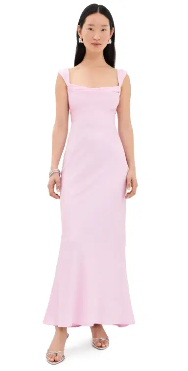 Runaway the Label argot Maxi Dress Baby Pink | Thumbnail 1 Runaway the Label argot Maxi Dress Baby Pink | Thumbnail 1