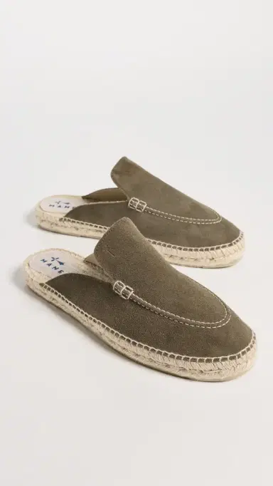 MANEBI Suede Traveler Mule Espadrilles Forest 43 | Thumbnail 4 MANEBI Suede Traveler Mule Espadrilles Forest 43 | Thumbnail 4