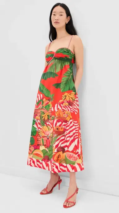 FARM Rio Fruit Trolley Maxi Dress Fruit Trolley Red | Thumbnail 2 FARM Rio Fruit Trolley Maxi Dress Fruit Trolley Red | Thumbnail 2