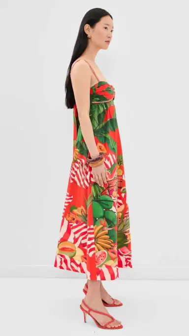 FARM Rio Fruit Trolley Maxi Dress Fruit Trolley Red | Thumbnail 4 FARM Rio Fruit Trolley Maxi Dress Fruit Trolley Red | Thumbnail 4