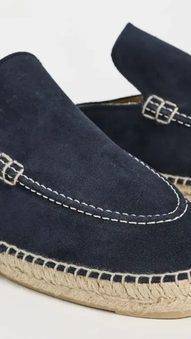 MANEBI Suede Traveler Mule Espadrilles Patriot Blue | Thumbnail 5 MANEBI Suede Traveler Mule Espadrilles Patriot Blue | Thumbnail 5
