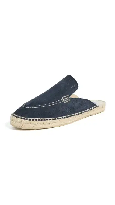 MANEBI Suede Traveler Mule Espadrilles Patriot Blue | Thumbnail 6 MANEBI Suede Traveler Mule Espadrilles Patriot Blue | Thumbnail 6