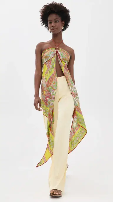 ALEXIS Vulcano Top Yellow Paisley | Thumbnail 2 ALEXIS Vulcano Top Yellow Paisley | Thumbnail 2