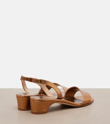 Manolo Blahnik Patopia leather slingback sandals | Thumbnail 2 Manolo Blahnik Patopia leather slingback sandals | Thumbnail 2