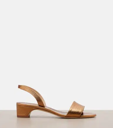 Manolo Blahnik Patopia leather slingback sandals | Thumbnail 4 Manolo Blahnik Patopia leather slingback sandals | Thumbnail 4