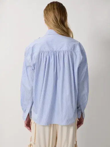 Aknvas The Flor shirt in sky blue pinstripe | Thumbnail 4 Aknvas The Flor shirt in sky blue pinstripe | Thumbnail 4
