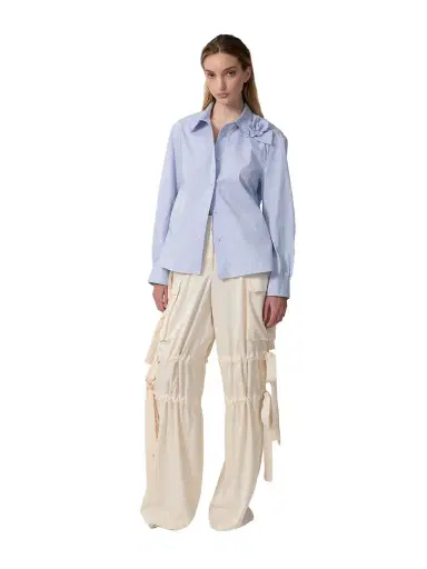 Aknvas The Flor shirt in sky blue pinstripe | Thumbnail 1 Aknvas The Flor shirt in sky blue pinstripe | Thumbnail 1