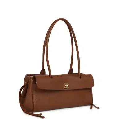 Chanel Chanel Small "Urban Essential" East West Shopping Tote Brown Caviar Gold Hardware | Thumbnail 2 Chanel Chanel Small "Urban Essential" East West Shopping Tote Brown Caviar Gold Hardware | Thumbnail 2