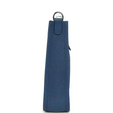 HERMÈS Hermes Evelyne TPM Bleu Tie Clemence Palladium Hardware | Thumbnail 3 HERMÈS Hermes Evelyne TPM Bleu Tie Clemence Palladium Hardware | Thumbnail 3