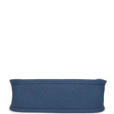 HERMÈS Hermes Evelyne TPM Bleu Tie Clemence Palladium Hardware | Thumbnail 6 HERMÈS Hermes Evelyne TPM Bleu Tie Clemence Palladium Hardware | Thumbnail 6