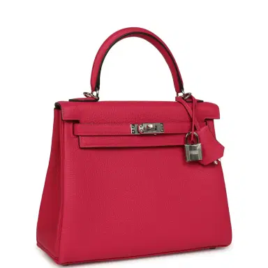 HERMÈS Hermes Kelly Retourne 25 Rose Mexico Togo Palladium Hardware | Thumbnail 2 HERMÈS Hermes Kelly Retourne 25 Rose Mexico Togo Palladium Hardware | Thumbnail 2