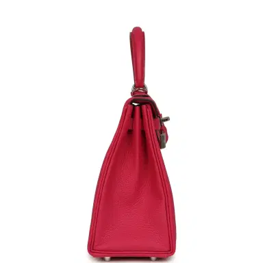 HERMÈS Hermes Kelly Retourne 25 Rose Mexico Togo Palladium Hardware | Thumbnail 3 HERMÈS Hermes Kelly Retourne 25 Rose Mexico Togo Palladium Hardware | Thumbnail 3