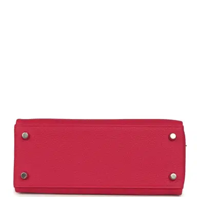 HERMÈS Hermes Kelly Retourne 25 Rose Mexico Togo Palladium Hardware | Thumbnail 6 HERMÈS Hermes Kelly Retourne 25 Rose Mexico Togo Palladium Hardware | Thumbnail 6