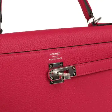 HERMÈS Hermes Kelly Retourne 25 Rose Mexico Togo Palladium Hardware | Thumbnail 7 HERMÈS Hermes Kelly Retourne 25 Rose Mexico Togo Palladium Hardware | Thumbnail 7