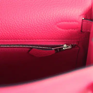 HERMÈS Hermes Kelly Retourne 25 Rose Mexico Togo Palladium Hardware | Thumbnail 9 HERMÈS Hermes Kelly Retourne 25 Rose Mexico Togo Palladium Hardware | Thumbnail 9