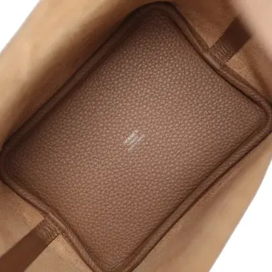 HERMÈS Hermes Picotin Lock 18 Alezan Clemence Palladium Hardware | Thumbnail 7 HERMÈS Hermes Picotin Lock 18 Alezan Clemence Palladium Hardware | Thumbnail 7
