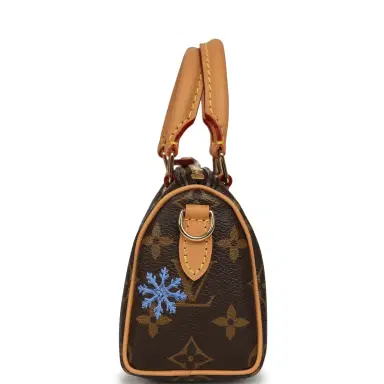Louis Vuitton Louis Vuitton "Vivienne" Nano Speedy Bag Brown Monogram Snowy Pearl Gold Hardware | Thumbnail 4 Louis Vuitton Louis Vuitton "Vivienne" Nano Speedy Bag Brown Monogram Snowy Pearl Gold Hardware | Thumbnail 4