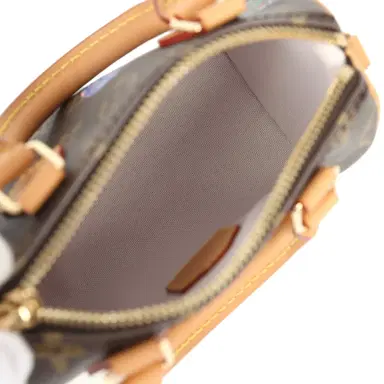 Louis Vuitton Louis Vuitton "Vivienne" Nano Speedy Bag Brown Monogram Snowy Pearl Gold Hardware | Thumbnail 9 Louis Vuitton Louis Vuitton "Vivienne" Nano Speedy Bag Brown Monogram Snowy Pearl Gold Hardware | Thumbnail 9