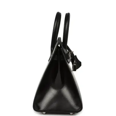 HERMÈS Pre-owned Hermes Birkin Sellier 25 Black Box Palladium Hardware | Thumbnail 3 HERMÈS Pre-owned Hermes Birkin Sellier 25 Black Box Palladium Hardware | Thumbnail 3