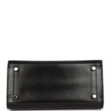 HERMÈS Pre-owned Hermes Birkin Sellier 25 Black Box Palladium Hardware | Thumbnail 6 HERMÈS Pre-owned Hermes Birkin Sellier 25 Black Box Palladium Hardware | Thumbnail 6