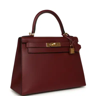 HERMÈS Pre-owned Hermes Kelly Sellier 28 Rouge H Sombrero Gold Hardware | Thumbnail 2 HERMÈS Pre-owned Hermes Kelly Sellier 28 Rouge H Sombrero Gold Hardware | Thumbnail 2